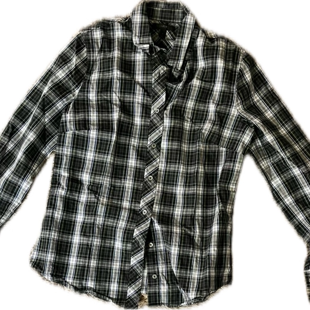 J. Crew Women’s Long Sleeve Plaid Oxford Size 4